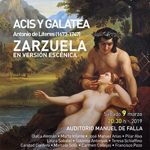 Zarzuela Acis y Galatea. Versión escénica