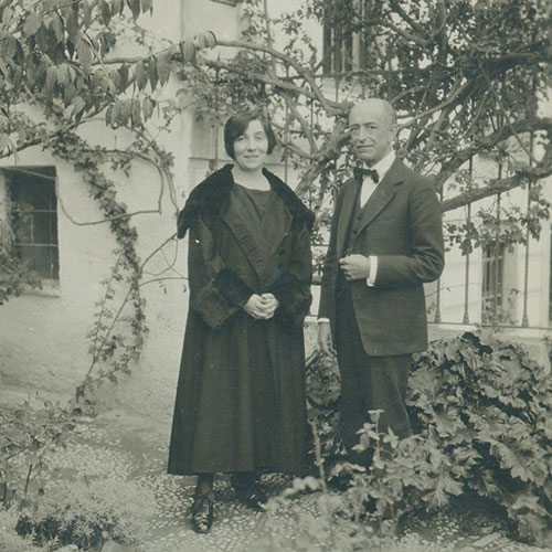 Manuel de Falla y Wanda Landowska