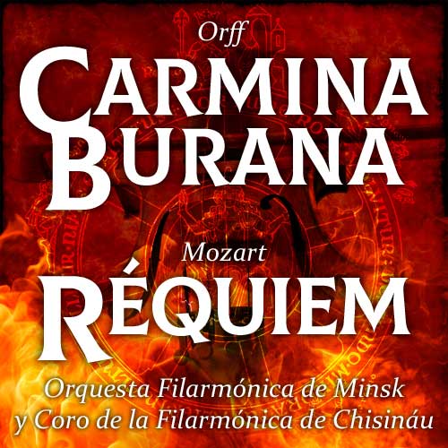 Carmina Burana, Orff / Réquiem, Mozart