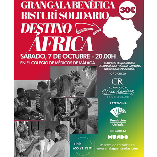 Gala benéfica Bisturí Solidario: destino África