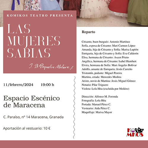 Las mujeres sabias de Molière