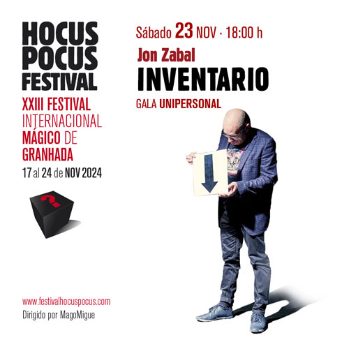 Hocus Pocus Festival Magia. Gala unipersonal