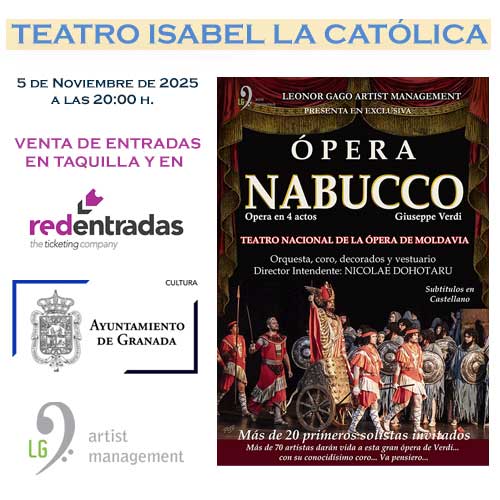 Ópera Nabucco de G. Verdi - Cía de Ópera LGAM